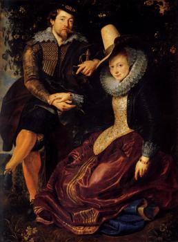 Peter Paul Rubens : Self-portrait With Isabella Brant